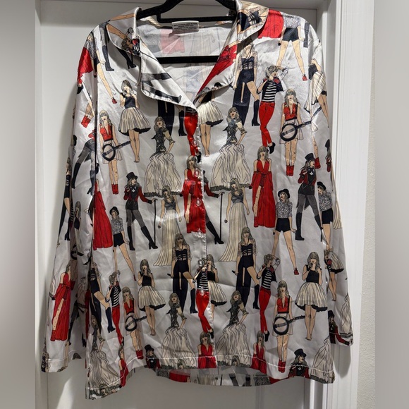 Taylor Swift Red (Taylor’s Version) Long Sleeve Pajama Set - Picture 2 of 4